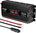 LVYUAN 1500W Car Power Inverter 12V to 110V DC to AC with 2 US Sockets, Cigarette Lighter, LCD Display, USB Ports for Car, Home, Truck, Outdoor, Camping