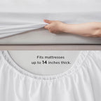 Bedsure White Full Size Comforter Set - 7 Pieces Solid Full Bed in a Bag, Full Bed Set White with Comforters, Sheets, Pillowcases & Shams
