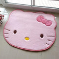 Area Rugs Kawaii Carpet Super Soft Area Rugs Cute Cartoon Kitten Face Pattern Bedroom Mats，Luxury Shaggy High Absorbent and Anti Slip