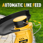 Cordless String Trimmer and Edger, 10 Inch 20V Weed Wacker Battery Operated Lawn Edger with 8 Pcs Replace Spool Trimmer Lines - 1 Batteries & Charger Included (10-inch)