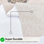 Wipeable Waterproof Tablecloth Vinyl Tablecloths for Rectangle Tables Heavy Duty PVC Tablecloth for Kitchen Dining Table(Flowers-2, 54'' x 72'')