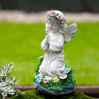 Angel Garden Decor Statue Solar Angel Decorations for Yard Outdoor Decorations for Patio Gift for Mom