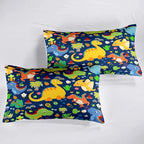 Dinosaur Bedding Full for Boys - Dinosaur Bedding Set for Kids Bedroom Dinosaur Bedding Full Blue Dinosaur Comforter Boys Room Decor Dinosaur Comforter, Full (1 Comforter 2 Pillowcases)