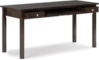 SIMPLIHOME Avalon SOLID WOOD Contemporary 60 Inch Wide Large Desk in Tobacco Brown, For the Office Desk, Writing Table, Workstation and Study Table