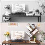 HOOBRO Tree Bookshelf, 5-Tier Bookcase Wooden Shelves, Floor Standing Storage Rack, for Display of CDs, Books in Living Room, Home Office, Wood Storage Rack for Bedroom, Rustic Brown BF04SJ01G1