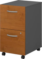 Bush Business Furniture Series C Home Office Furniture Set, Natural Cherry