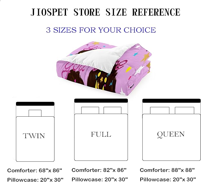 Black Girl Comforter Sets Twin-African Black Girls Twin Comforter Sets for Girls Cute Black Girl Twin Bedding Sets for Girls Princess Room Decor for Girls Bedroom, Twin (1 Comforter 1 Pillowcase)