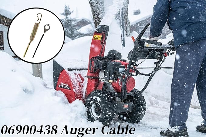 06900438 Auger Upper Traction Cable - Compatible with Ariens Compact 20, 24 & SNO-Tek 24916003, AMP 24916303 Snowblowers