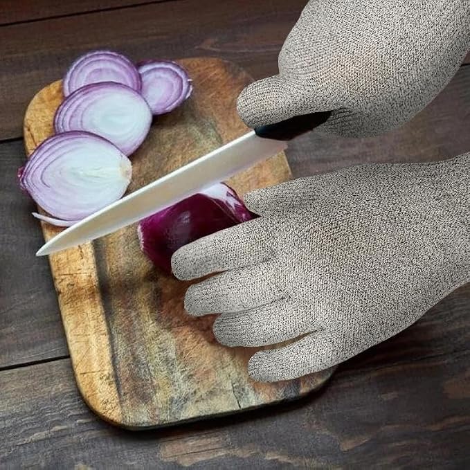 Schwer SlicePro ANSI A9 Cut Resistant Gloves, Food Grade Cutting Gloves for Kitchen Food Prep, Mandoline Gloves for Meat Cutting, Oyster Shucking, Fish Fillet Processing, PR1501-G, 150 Pairs, L