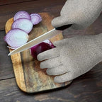 Schwer SlicePro ANSI Cut Resistant Gloves, Food Grade Cutting Gloves for Kitchen Food Prep, Mandoline Gloves for Meat Cutting, Oyster Shucking, Fish Fillet Processing, PR1501-G, S