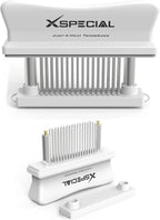 KITCHEN MEAT TENDERIZER TOOL 48-Blade Stainless Steel | Kitchen Cooking Gadgets Tools with Ultra Sharp Needle That Makes Steak & Chicken Tender
