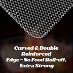 Disposable Grill Topper,16x12 Inch Grill Mesh Mat Disposable Pans,Non-Stick BBQ Aluminum Mats for Outdoor Grills, Easy to Clean (20)