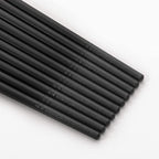 Hiware 10 Pairs Fiberglass Chopsticks - Reusable Chopsticks Dishwasher Safe, 9 1/2 Inches - Gold