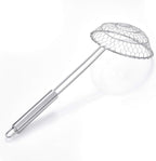 Stainless Steel Spider Strainer Asian Kitchen Mesh Wok Strainer Wire Food Cooking Skimmer Basket, 8-Inch, Hand-Made