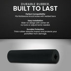 Rattleware Rubber Replacement Knock Box Bar Cover - Durable & Easy-to-Install Espresso Waste Solution, Fits Select Models with Welded Bars, Quality Design (6.25") - PACK OF 2