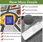 Kids Rug Play Mat Great for Playing with Cars and Toys,Educational Kid Road and Traffic City Life Carpet,Children Baby Fun Throw Rug for Bedroom Play Room,55X79Inch/140X200CM