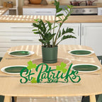 COCHIE Metal St. Patrick's Day Sign, St Patricks Day Decorations for Home, Office, Shelf, Mantel, Indoor, Shamrock Decoration, Saint Patrick Day Decor (Shamrock)