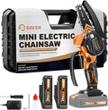 Saker Mini Chainsaw,2025 New Upgrade Portable Electric Chainsaws Cordless,Small Handheld Chain Saw Pruning Shears Chain Saws for Tree Branches,Courtyard and Garden
