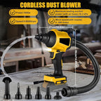 Cordless Dust Blower Compatible with Dewalt 20V Battery, Brushless Handheld Blower Cordless Sawdust Blower 447 MPH/39 CFM for Garages, Sawmill Room, Workshop Cleaning(Tool Only, No Battery)