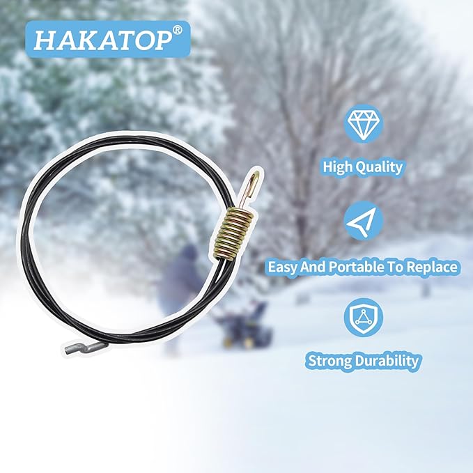 HAKATOP 946-04230b Auger Drive Clutch Cable for MTD Cub Cadet 746-04230 746-04230A 946-04230 946-04230A Snow Blower/Thrower