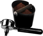 HOMEE Coffee Knock Box, 4.8in Barista Style with Removable Metal Bar | Espresso Grounds Knock Box with Removable Heavy-Duty Metal Knock Bar Shock Absorbent Durable Non-Slip Base Easy to Clean