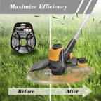 Cluparis 108-Feet Super Heavy Duty Trimmer Line .155-Inch-by-1-Pound Square Pro Trimmer Line Bulk 3-Component Tri-Extrusion Weed Eater String with Super Line Cutter