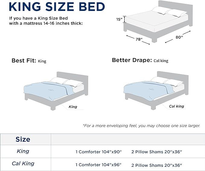 Bedsure King Size Comforter Set - Pumpkin Comforter, Boho Tufted Shabby Chic Bedding Comforter Set, 3 Pieces Vintage Farmhouse Bed Set for All Seasons, Fluffy Soft Bedding Set with 2 Pillow Shams