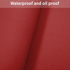 Dining Table Cover Protector for Dining Room Table - Can Be Used On Both Sides Waterproof and Easy to Clean Good Flatness Used for Dining Table(Black+Wine Red 44x78)
