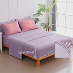 Dinjoy Girls Comforter Set Full Size Colorful Rainbow Ombre Pink Purple Light Blue Bedding Set Gradient 7 Pieces Bed in A Bag for Kids Teen Women(1 Comforter, 1 Flat Sheet, 1 Fitted Sheet)