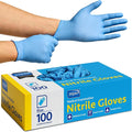 Inspire Black Nitrile Disposable Gloves | 4.5 Nitrile Disposable Safety Medical Cooking Cleaning Gloves
