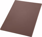 Winco 15" x 20" Brown Heavy-Duty Plastic Cutting Board (Set of 6) | Dishwasher safe, Stain resistant, Minimizes dulling, HACCP approved, Great for Charcuterie, Appetizers and Buffet Displays