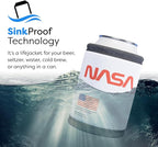PHOOZY Insulated Can Cooler for 12 oz Cans - Patented Drink Sleeve with NASA-Inspired Technology - Keeps Beer, Soda & Sparkling Water Cold Longer - Lightweight Outdoor Can Holder - Space White