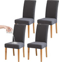 BIETYONE Waterproof Dining Chair Covers, Stretch Seat Protector, Washable | 4 Pack, Waterproof, Spill Resistant, Washable, Stretch Fit, Easy Clean Chair Protector
