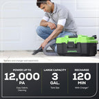 Greenworks 48V (2x24V) Lawn Mower Combo - 21" self propelled Lawn Mower, 12" String Trimmer, 320 CFM Blower, Wet/Dry Shop Vacuum – Ideal for Home Yard Work & Indoor Cleaning