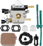 C1Q-S68G Carburetor for Stihl BG55 Blower BG85 BG45 BG46 BG65 SH55 SH85 Leaf Blower Carburetor Replace for Zama C1Q-S68 with Air Filter
