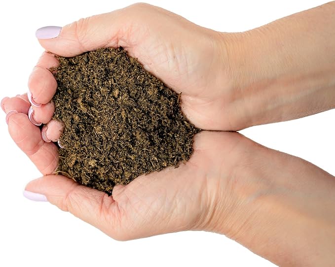 Premium Natural Sphagnum Peat Moss - Gardening Soil Amendment and Carnivorous Plant Soil Media by Gardenera (3 Quart Bag)