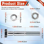 70060-01338 Snowblower Shear Bolts for Kubota Snowblower Grade 8 BX2750 BX2816 BX2822 BX5450 DB2550 G2003 G2538 G2546 T2724 T2740 T2834 Front Snowblower 5/16" x 2-1/4" 10pcs