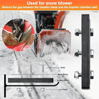 Cenipar 1/4" Snow Blower Impeller Modification Kit-4-Blade Universal-for Modifies 2-Stage Machine, Improve Efficiency of The Snow Blower(4)