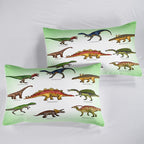 CVHOUSE Dinosaur Bedding Set,Dinosaur Comforter,Dinosaur Comforter Set Full,Microfiber Quilt Set with 1 Comforter and 2 Pillow Cases- 3 Piece