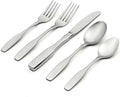Oneida Paul Revere 5-Piece 18/10 Silverware Set for 1, Flatware | satin finish, dishwasher safe | includes knives, forks, and spoons | cutlery set for kitchen and dining