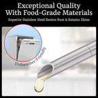 304-Stainless Steel Meat Injector - With Marinade Straw! 4 Needles, Spare Orings, Ebook, Spares Available! The Original 2oz Marinade Injector Syringe Kit Creates Juiciest Turkey and BBQ Ever!