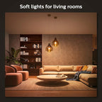 Philips Hue Smart 75W A19 LED Bulb - White Ambiance Warm-to-Cool White Light - 1 Pack - 1100LM - E26 - Indoor - Control with Hue App - Works with Alexa, Google Assistant and Apple Homekit