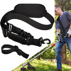 Trimmer Strap Upgraded for Weed Shoulder Strap Easy Release Brush Cutter Harness Blower Strap Universal Compatible with EGO/Greenworks/DEWALT String Trimmers, Leaf Blower, Shrub Trimmer