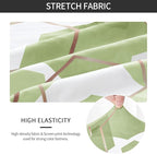 Gibelle Dining Room Chair Covers Set of 4, Soft Stretch Kitchen Chair Covers Slipcover Protector, Removable Washable Geometric Parson Chair Covers 4 Pack, Sage Green