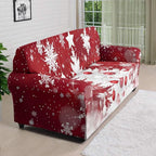 FKELYI Christmas Tree Sofa Furniture Protector Easy Going Stretch Sofa Slipcover Non-Slip Sofa Couch Cover Washable Sofa Slipcovers XL