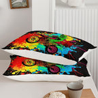 Axolotl Motocross Bedding Set Queen,Dirt Bike Comforter Set,Extreme Sports Bedding,Motorcycle Racer Comforter Set Motocross Comforter Motor Vehicles Biker For Boys Kids Teens Men,1 Quilt 2 Pillowcases