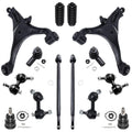 Detroit Axle - Front End 14pc Suspension Kit for 01-05 Honda Civic 2001 2002 2003 2004 2005, 2 Control Arms 2 Ball Joints 4 Fron