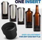 Frost Buddy XL Can Cooler - Fits 12/16/20/24 oz Cans & Bottles (Crimson) | Keeps drinks chilled 12+ hrs | No sweat, no condensation | Fits slim & standard cans