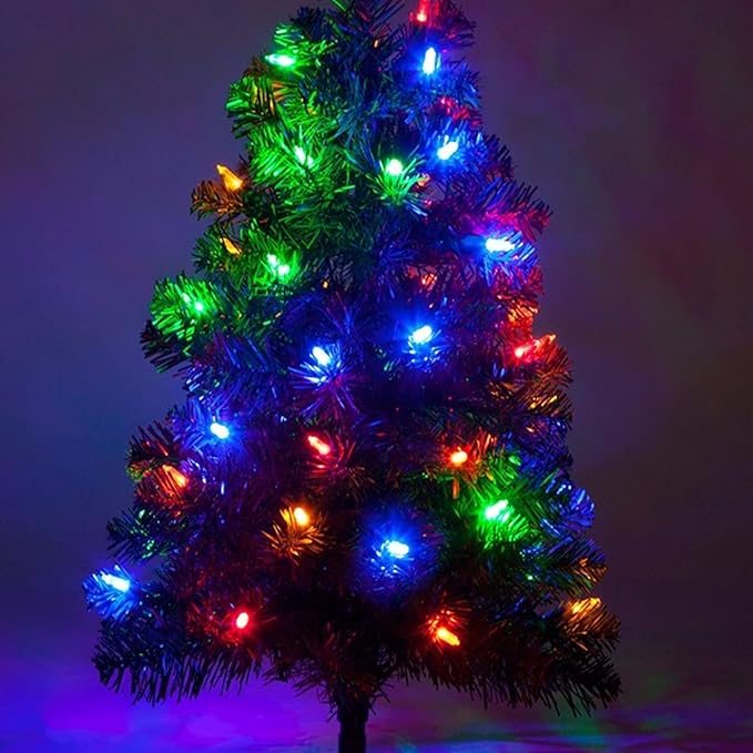 Dazzle Bright Christmas Mini String Lights, 4 Pack Total 64FT 200LED Batter Operated Waterproof Fairy Lights with 8 Modes for Xmas Indoor Outdoor Yard Garden Holiday Decorations (Multi-Colored)