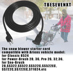 Snow Blower Electric Starter Cord 02483100 9.8ft Starter Power Cord Accessories Compatible with SS322, SS522, SS522C Models Compatible with 629-0071 929-0071 929-0071B 929-0071A 6219MA 32450